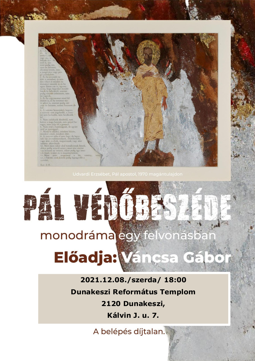 Adventi este - Pál védőbeszéde