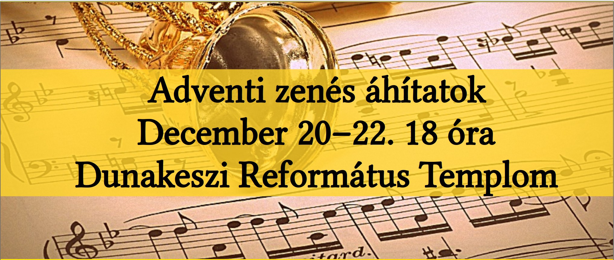 Adventi zenés áhítatok 2021
